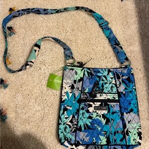 Vera Bradley Blue Floral Crossbody Bag